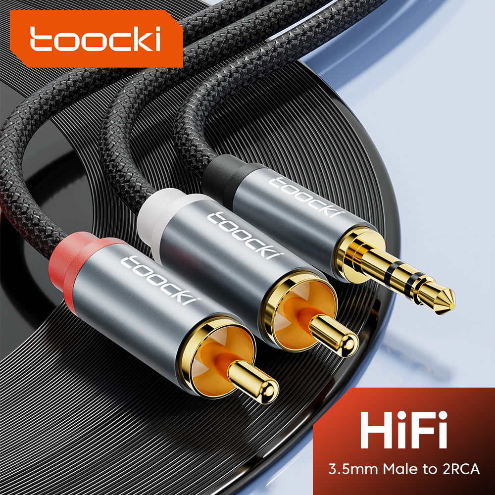 Home Cinema Player - Toocki RCA Cable HiFi Stereo 3.5mm