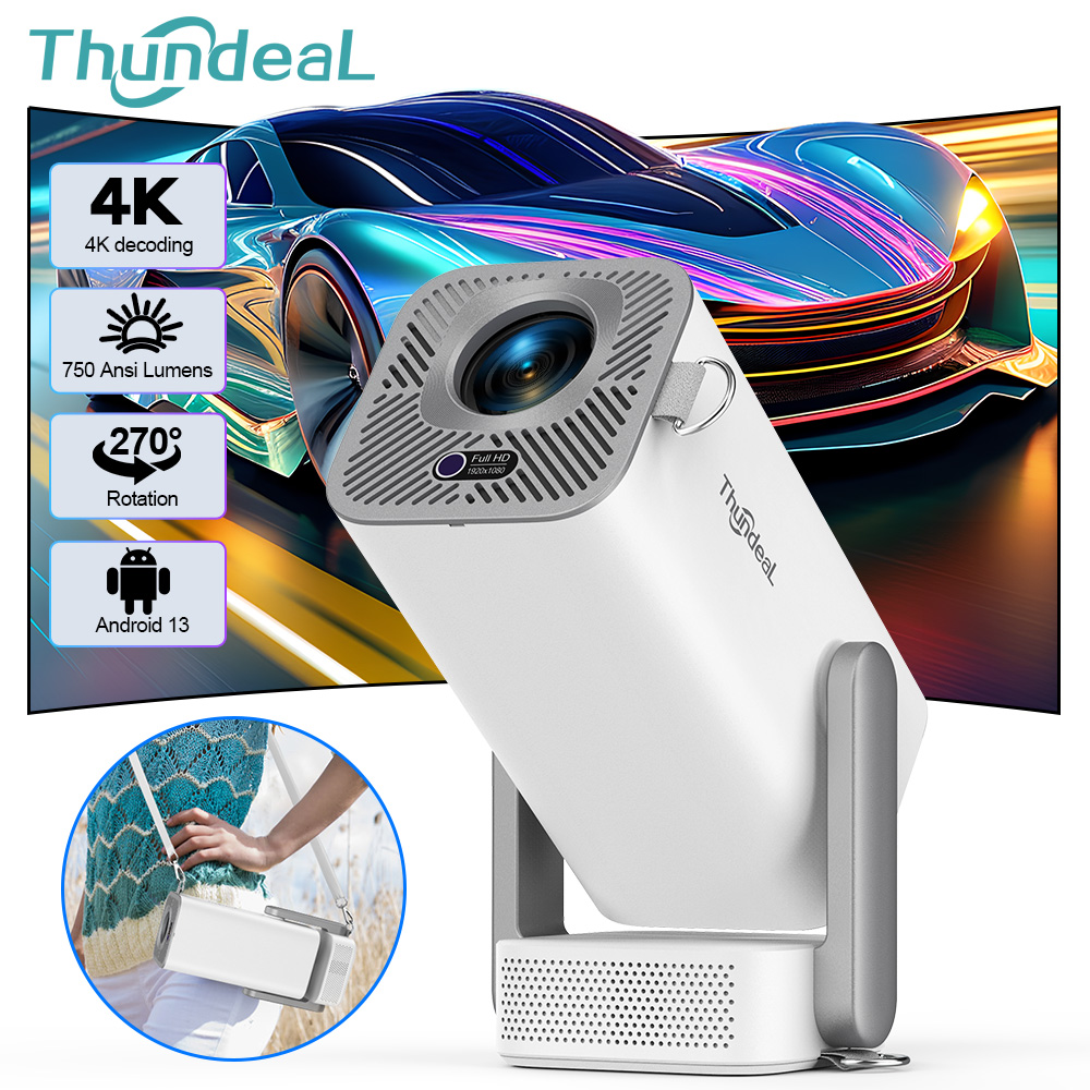 Home Cinema Hdmi - ThundeaL New TD80Pro 4K Full HD