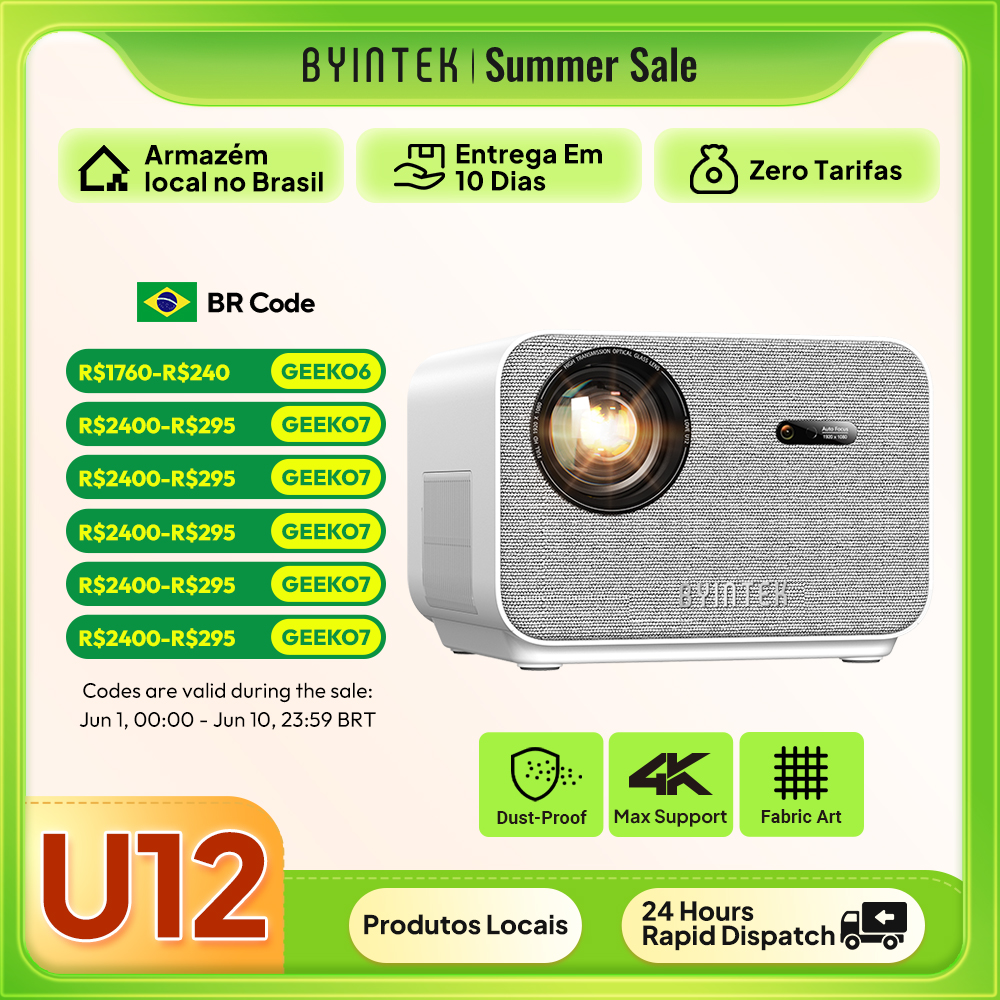 Home Cinema Hdmi - BYINTEK LOVE U12 Full HD 1080P