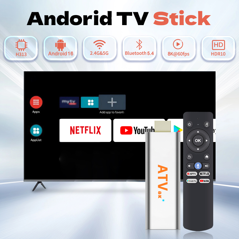 8K Android 16 TV Stick H313 Ch – Home Cinema Youtube Bewertung und Preis