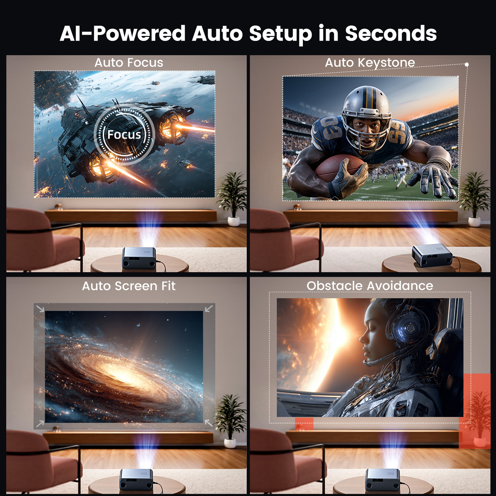 WIMIUS 1200 ANSI Projector 4K  – Home Cinema Hdmi Bewertung und Preis