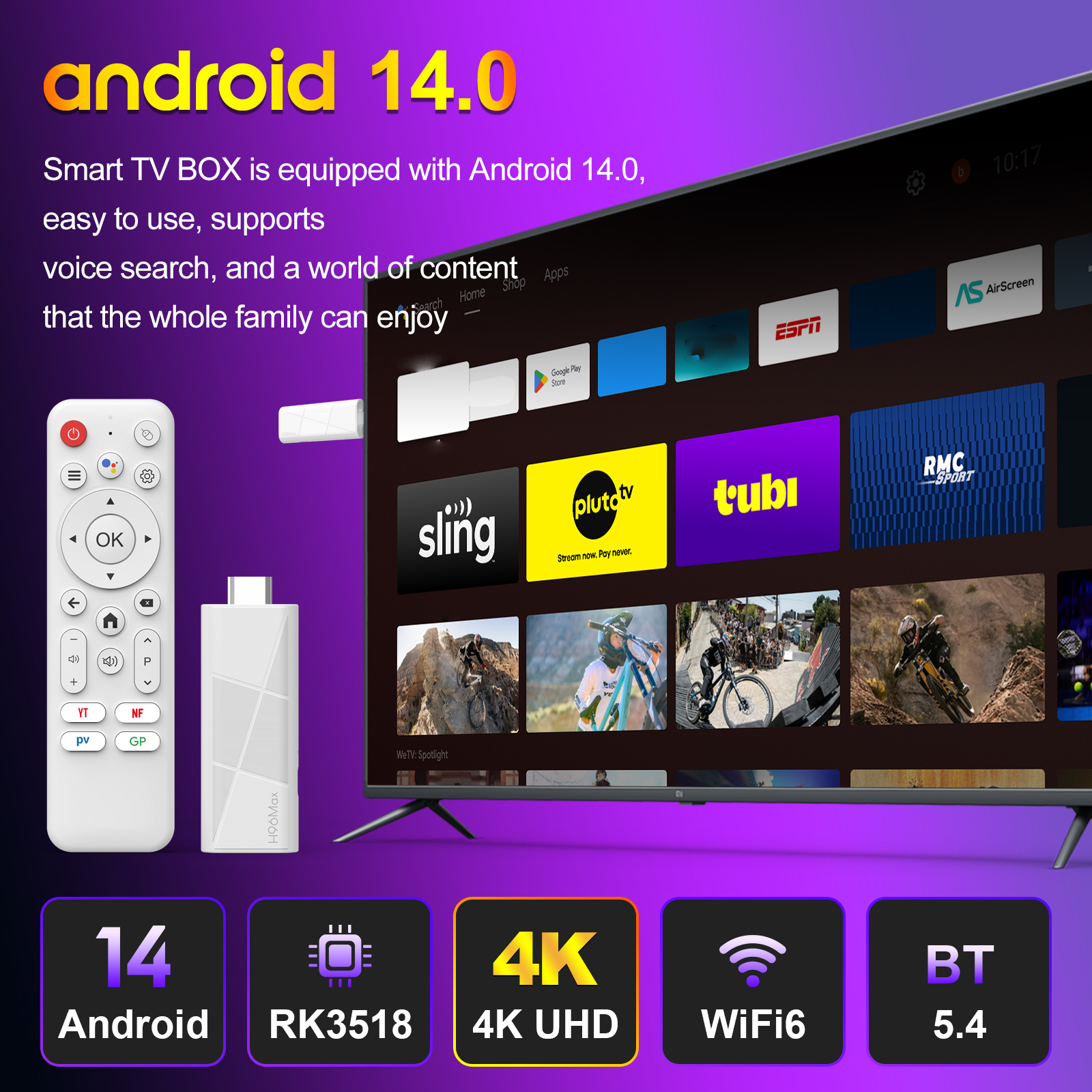H96 MAX RK3518 Android14 Smart – Home Cinema Youtube Bewertung und Preis