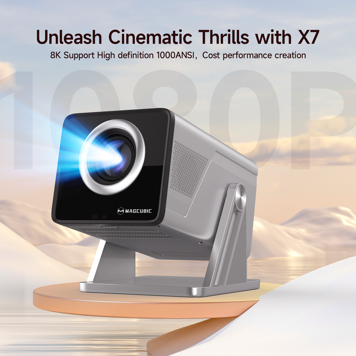 Magcubic 8K HD 1080P 1000ANSI  – Home Cinema Hdmi Bewertung und Preis