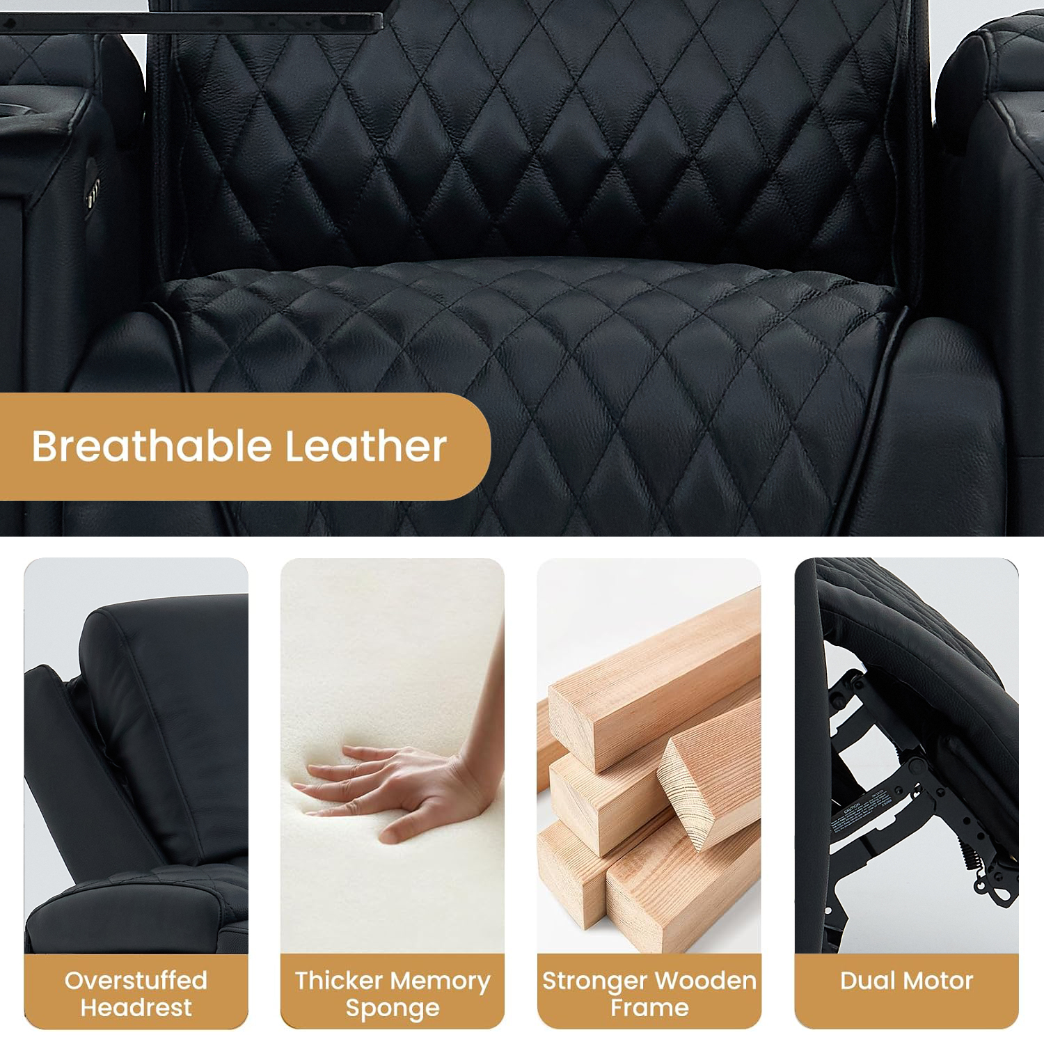 #Synthetic Leather Modern Cine – Home Cinema High End Bewertung und Preis