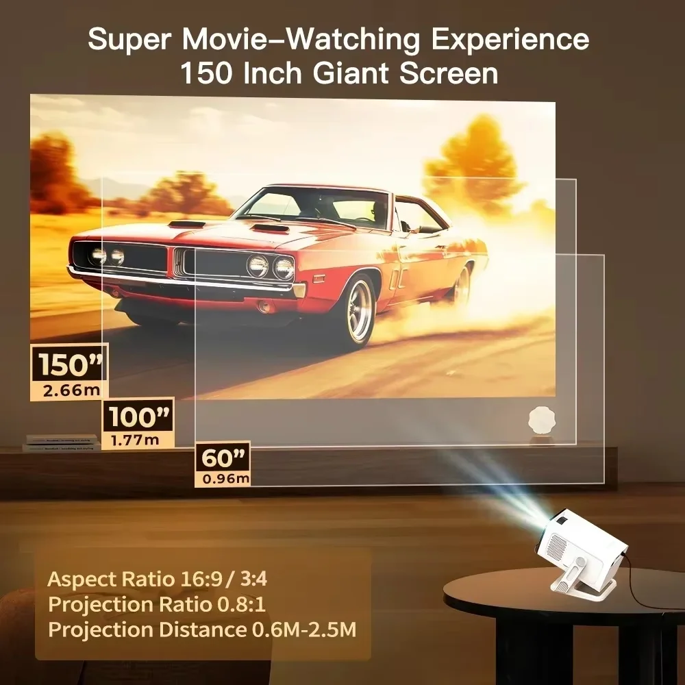 Mini Projector with Wifi6 and  – Home Cinema Hdmi Bewertung und Preis