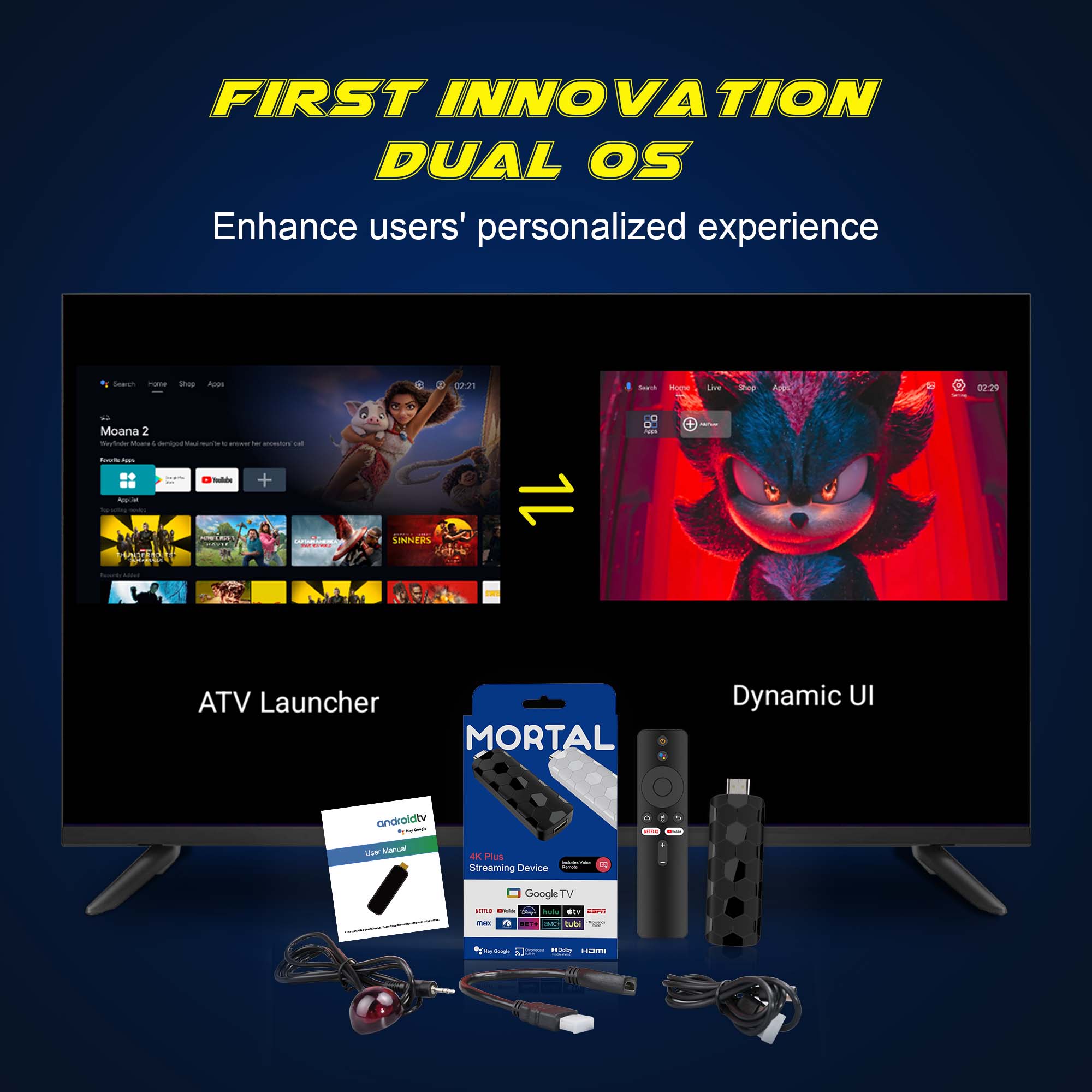 Mortal R3+ TV Stick Android 16 – Home Cinema Youtube Bewertung und Preis