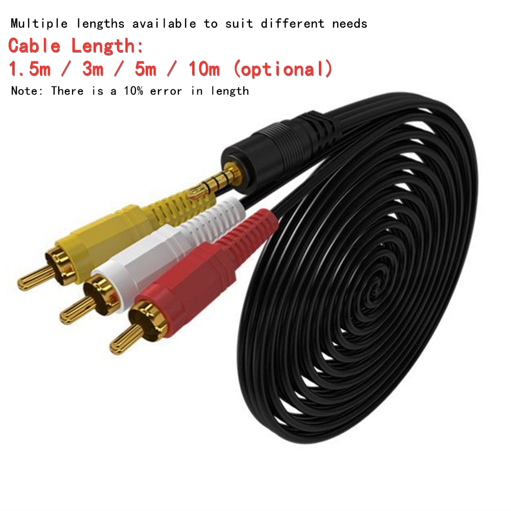 3.5mm to 3 RCA Audio Video Cab – Home Cinema Player Bewertung und Preis