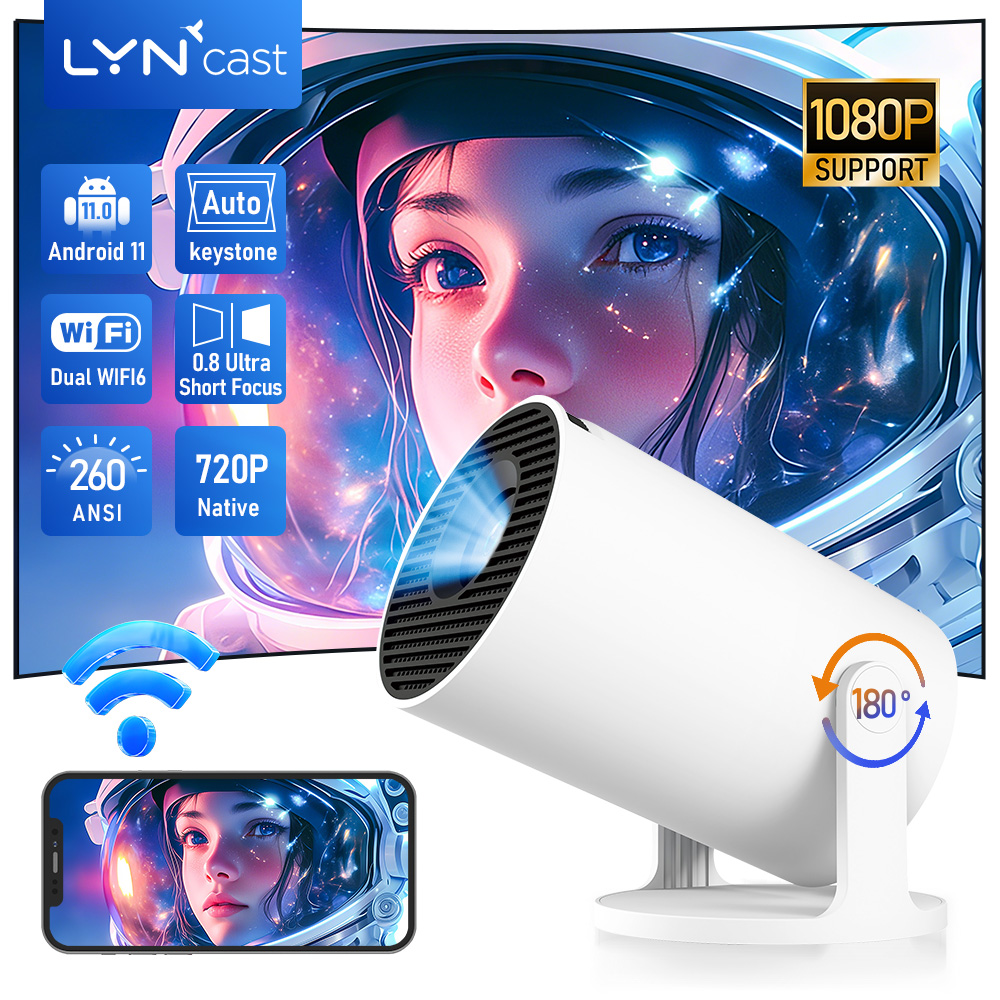 LynCast Projector X1BQ 4K Andr – Home Cinema Hdmi Bewertung und Preis