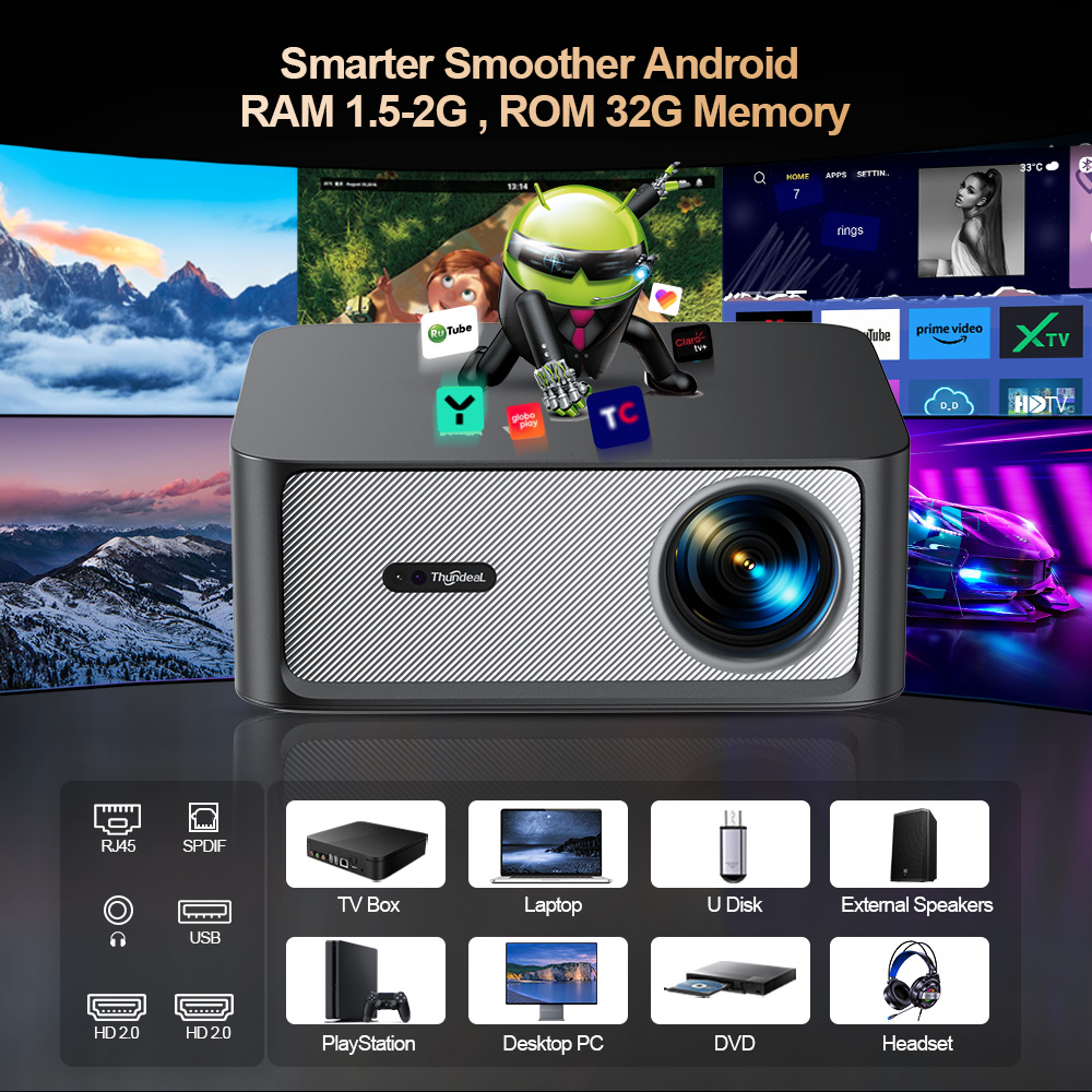 ThundeaL 3000Ansi 4K Full HD P – Home Cinema Hdmi Bewertung und Preis