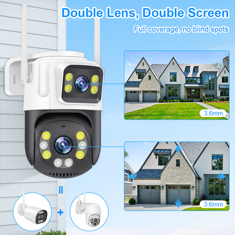 Smar PTZ Wifi Camera 6MP Dual  – Home Cinema Screen Bewertung und Preis