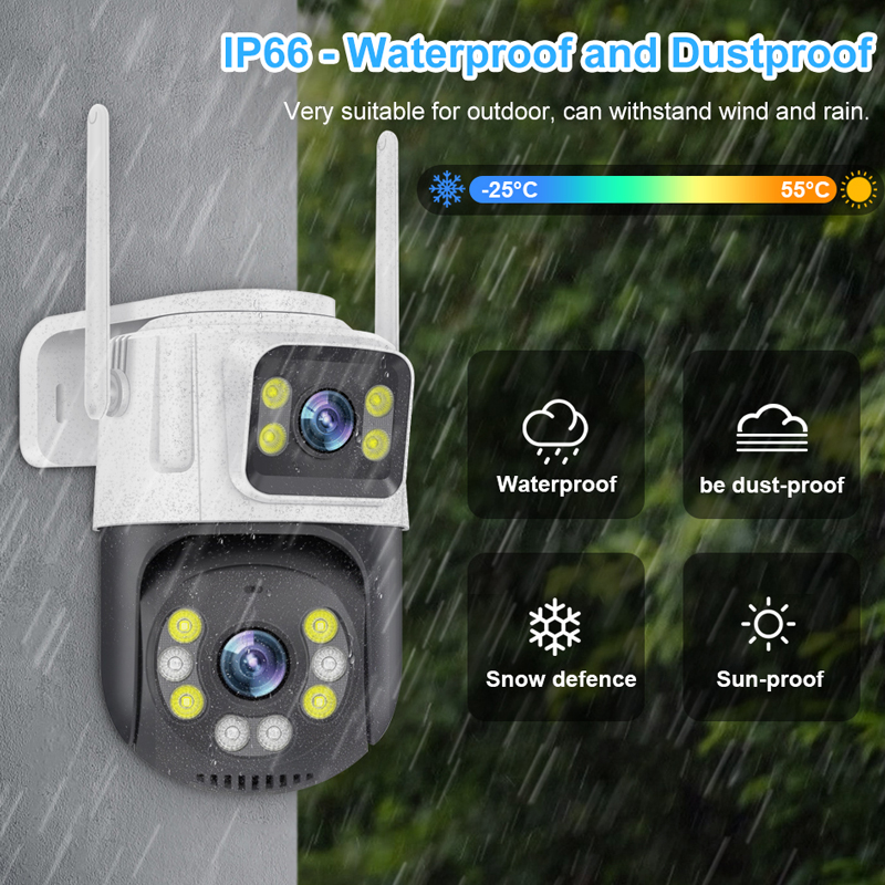 Smar PTZ Wifi Camera 6MP Dual  – Home Cinema Screen Bewertung und Preis