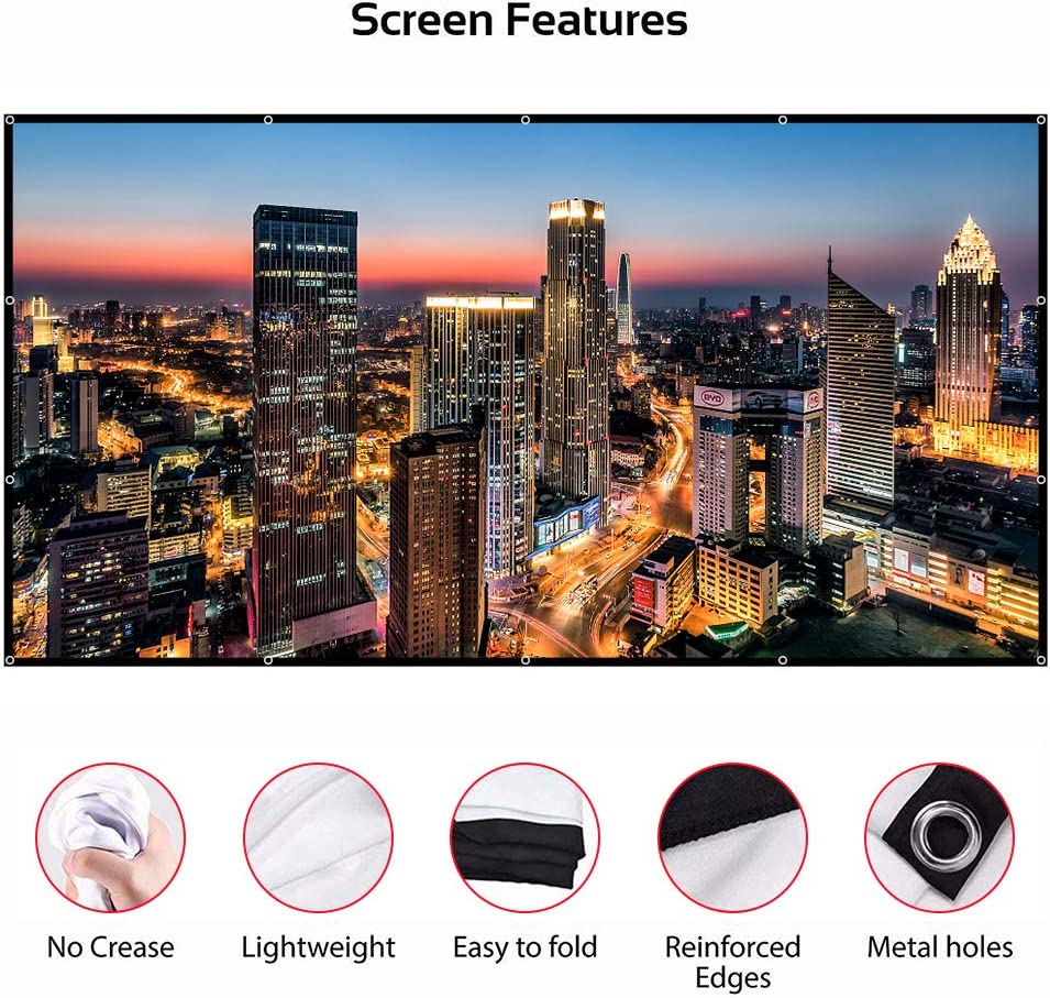 VEIDADZ 60-200 inch Portable F – Home Cinema Screen Bewertung und Preis