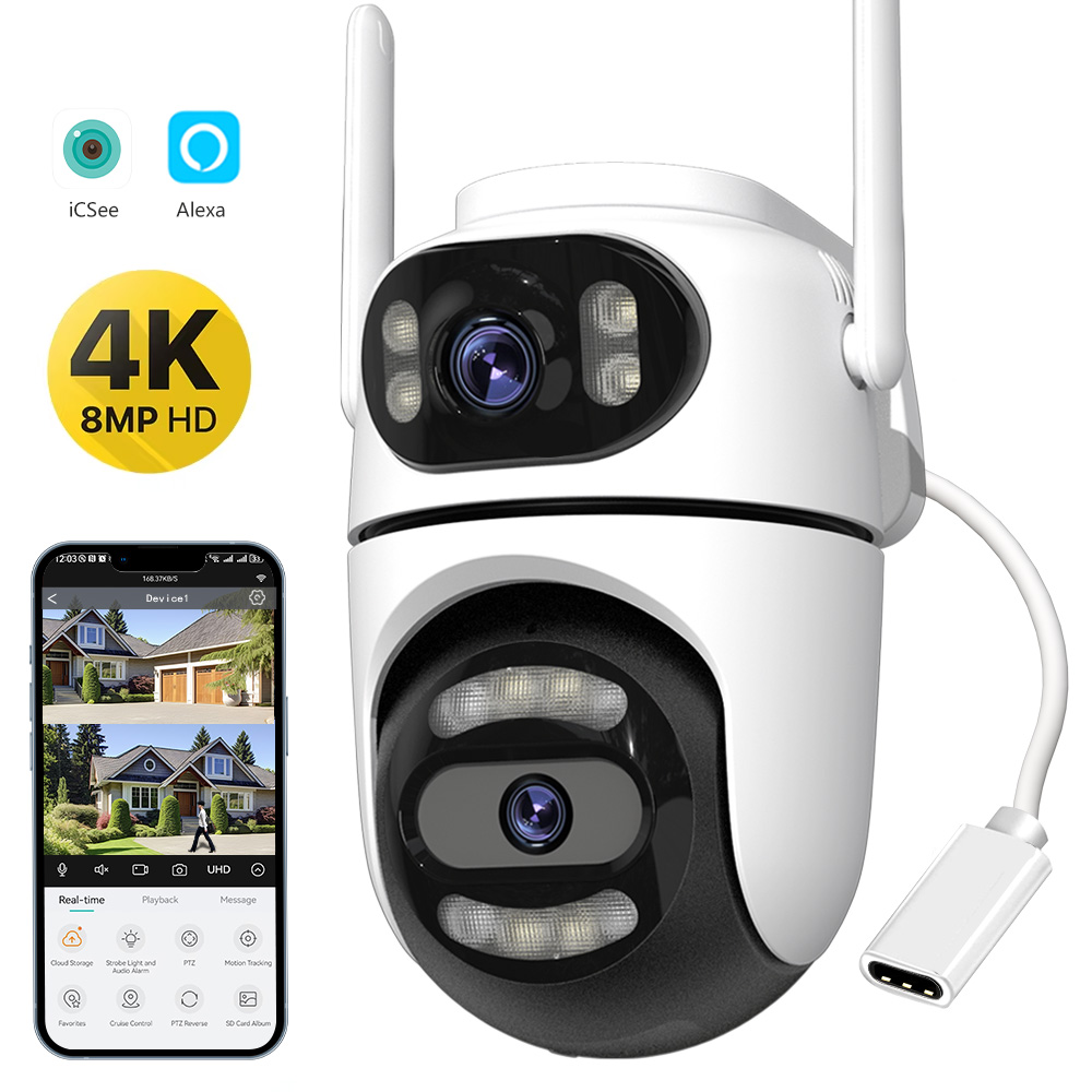 8MP 4K HD Wifi PTZ Camera iCse – Home Cinema Screen Bewertung und Preis