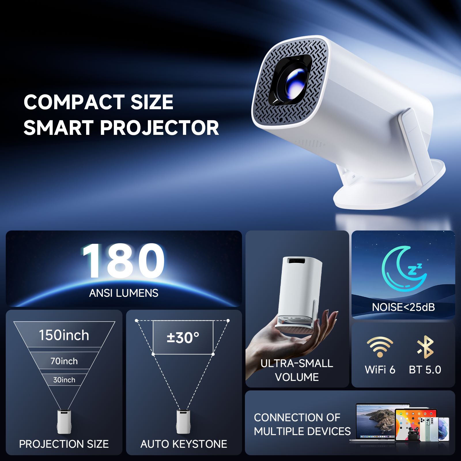 P30 PRO Smart Mini Projector A – Home Cinema Hdmi Bewertung und Preis