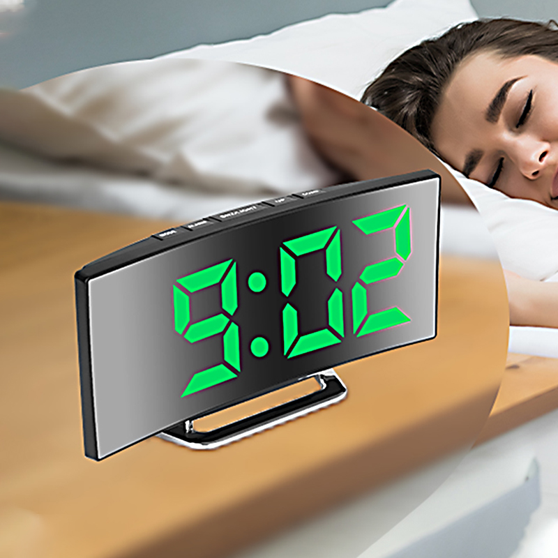 LED Digital Alarm Clock Curved – Home Cinema Screen Bewertung und Preis