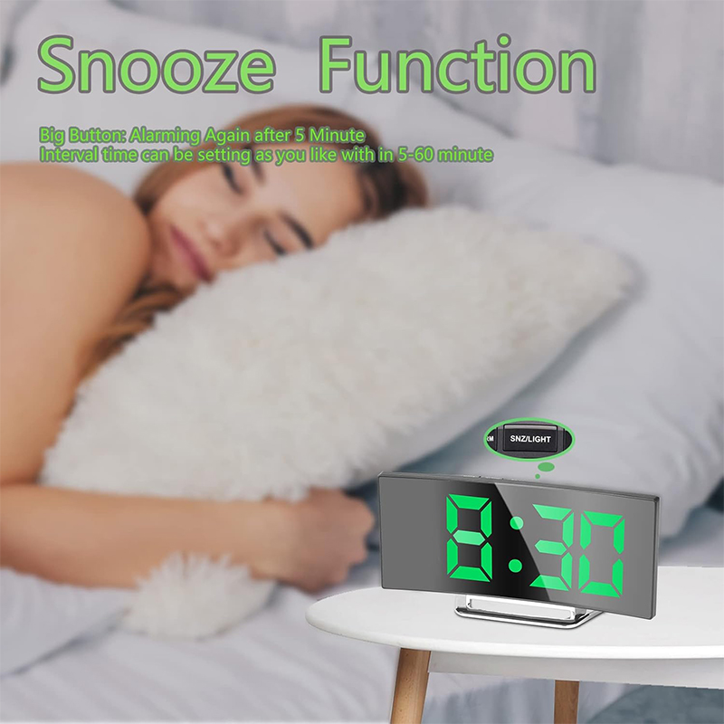 LED Digital Alarm Clock Curved – Home Cinema Screen Bewertung und Preis