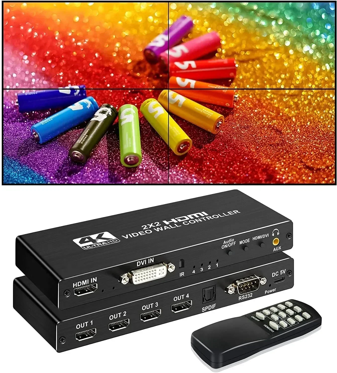 4K HDMI Video Wall Controller  – Home Cinema Screen Bewertung und Preis
