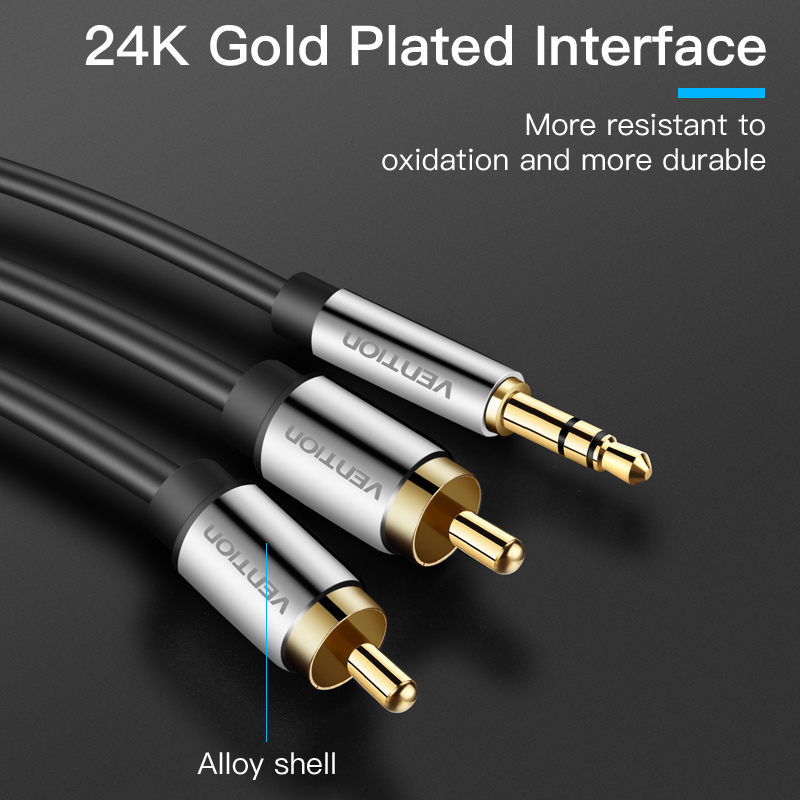 Vention RCA Cable 3.5 to 2rca  – Home Cinema Player Bewertung und Preis